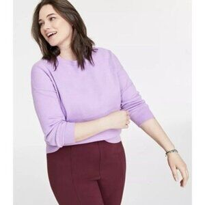 On 34th Womens Lilac Garden Crewneck Sweater Plus Size 2X NWT